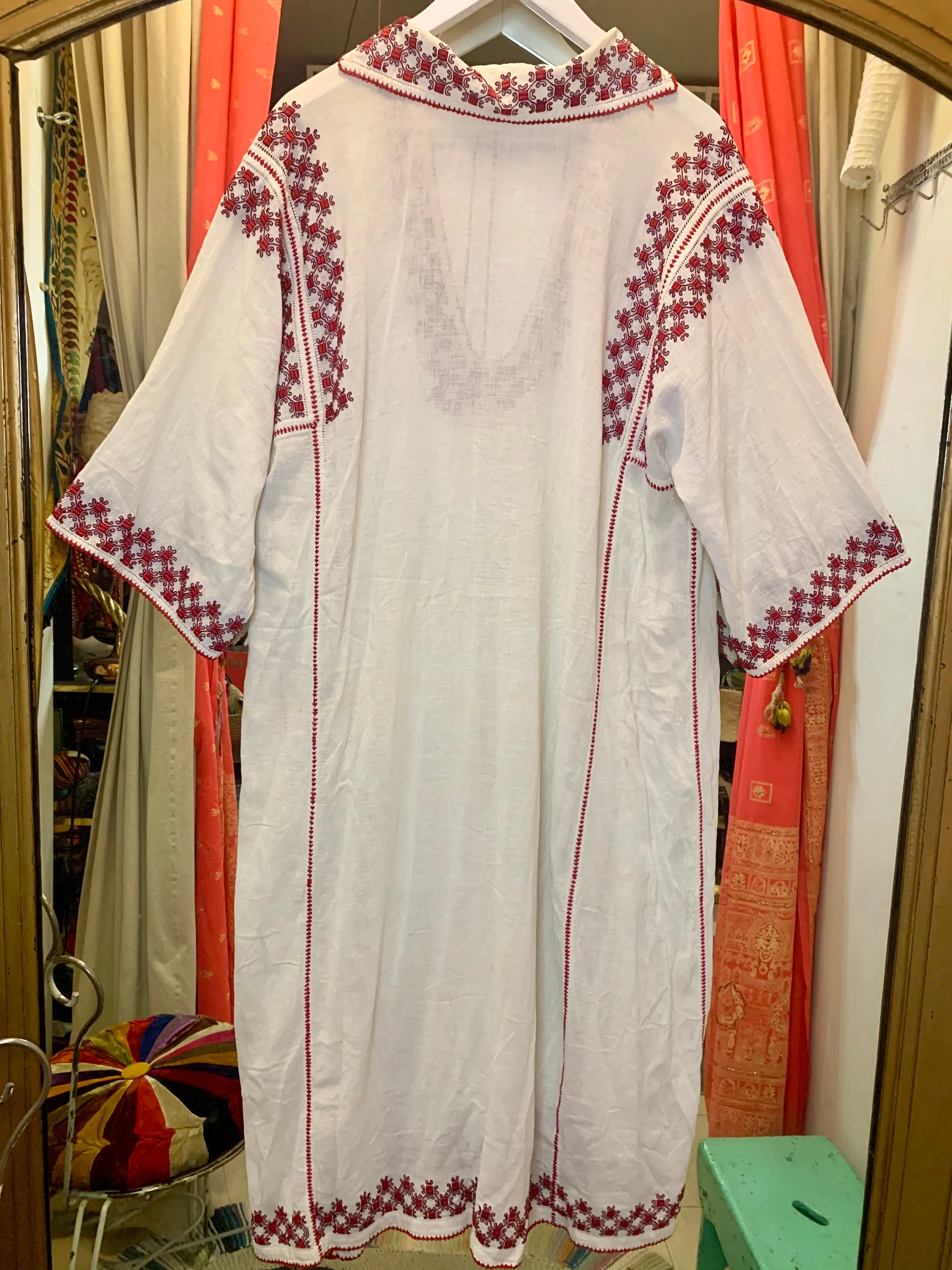 1960’s Embroidered Eastern European Gauze Dress