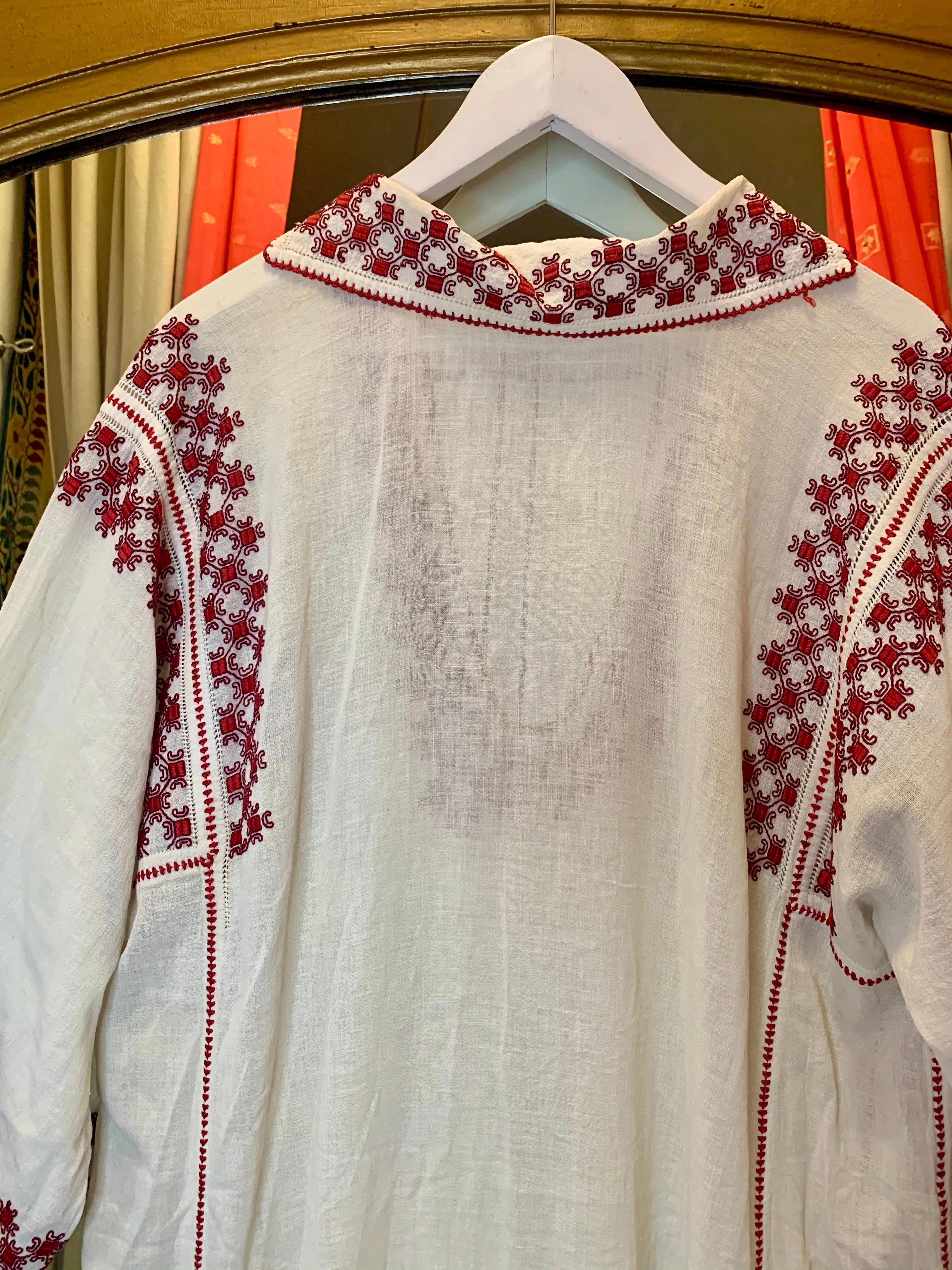 1960’s Embroidered Eastern European Gauze Dress