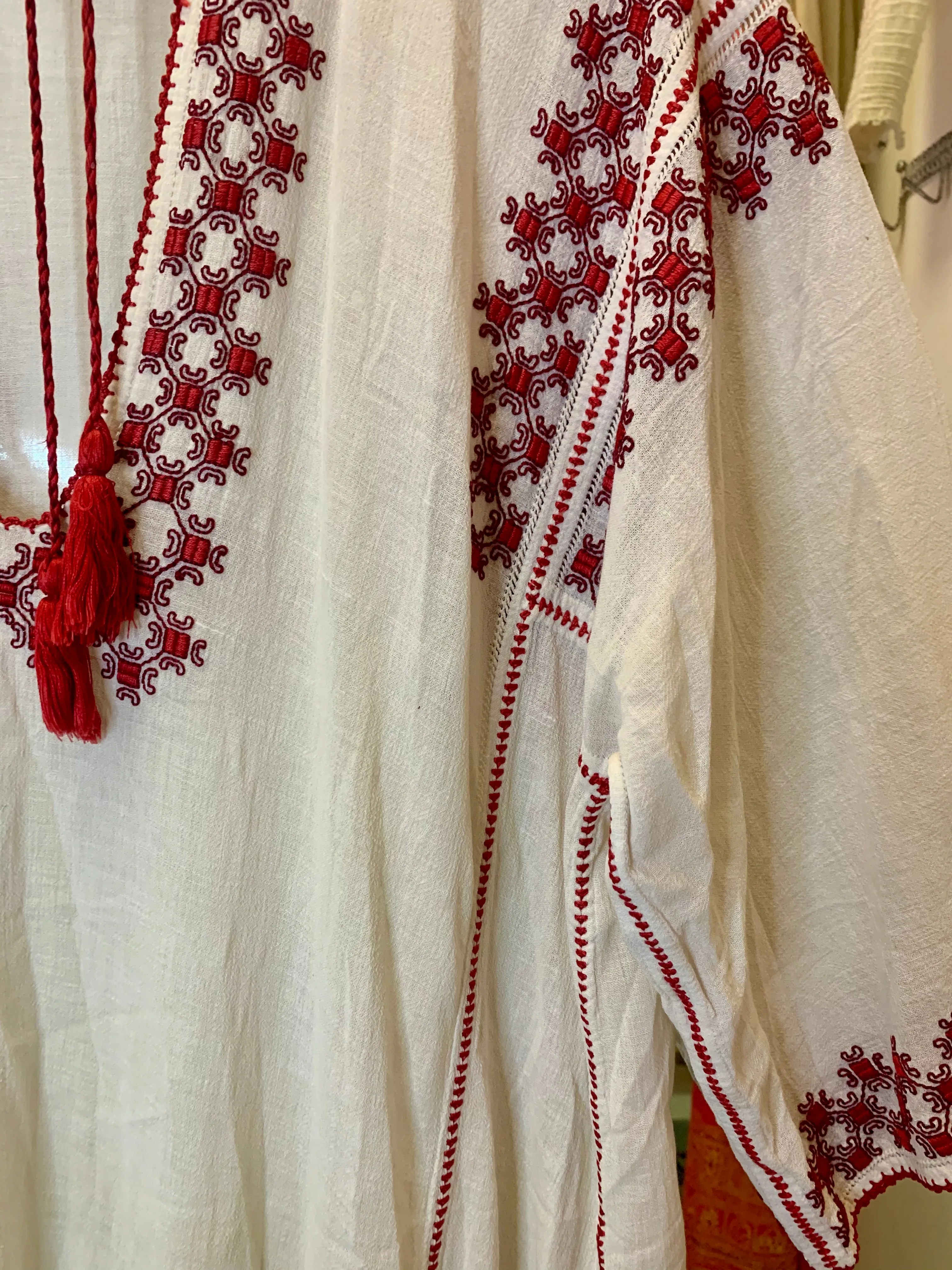 1960’s Embroidered Eastern European Gauze Dress