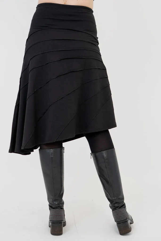 Beverly Skirt, Black, Bamboo