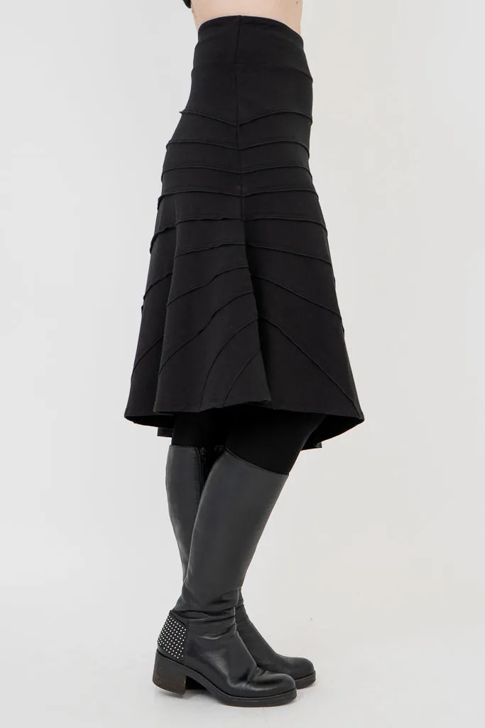 Beverly Skirt, Black, Bamboo