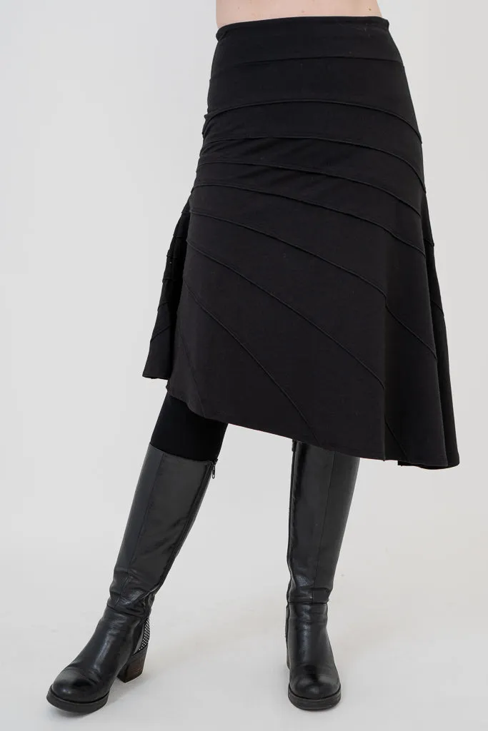 Beverly Skirt, Black, Bamboo