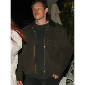 Callum Turner Jacket Suede Leather Jacket