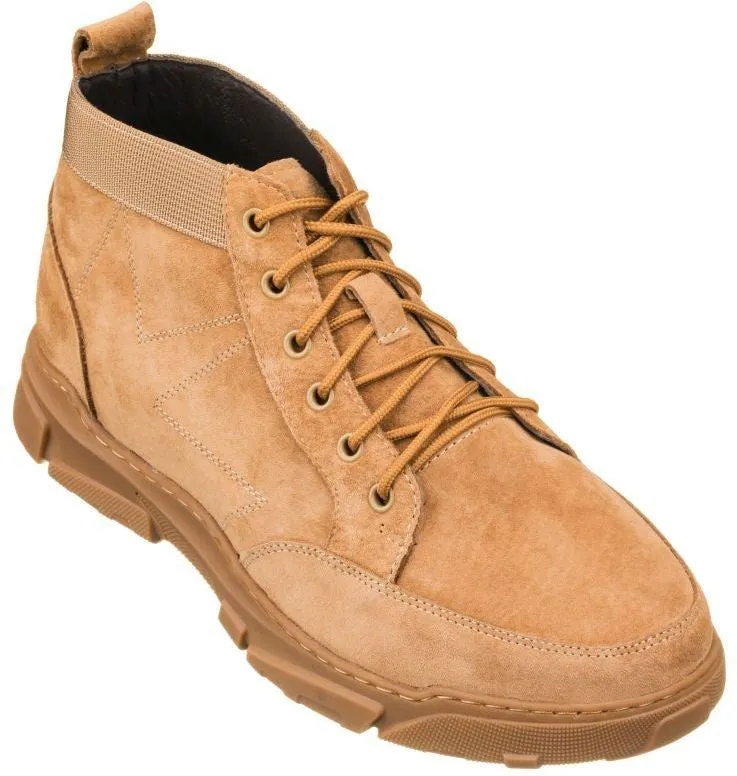 CALTO - K50131 - 2.9 Inches Taller (Nubuck Desert Tan)