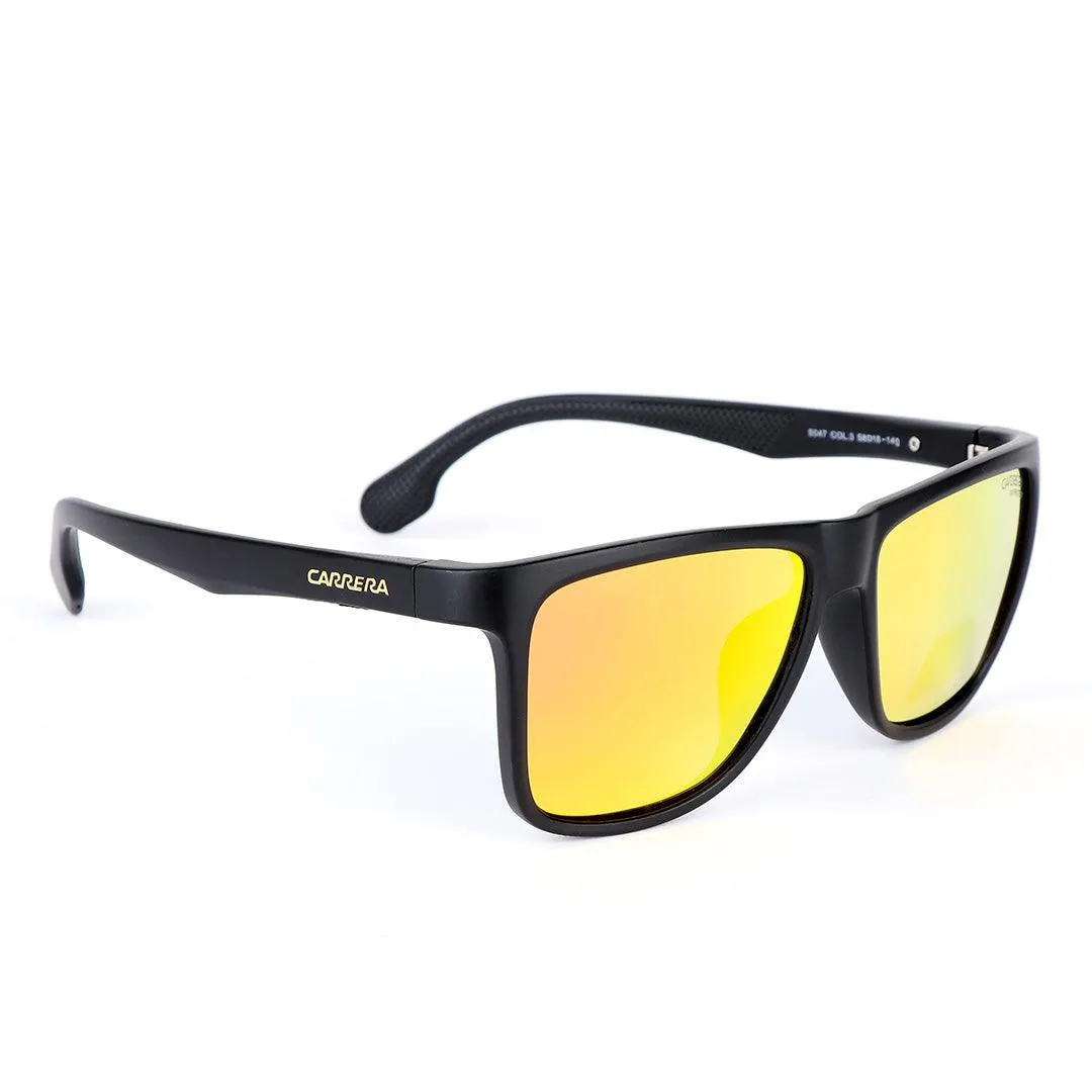 Carrera Uv Protection Reflector Polarized Gold Lens Sunglasses