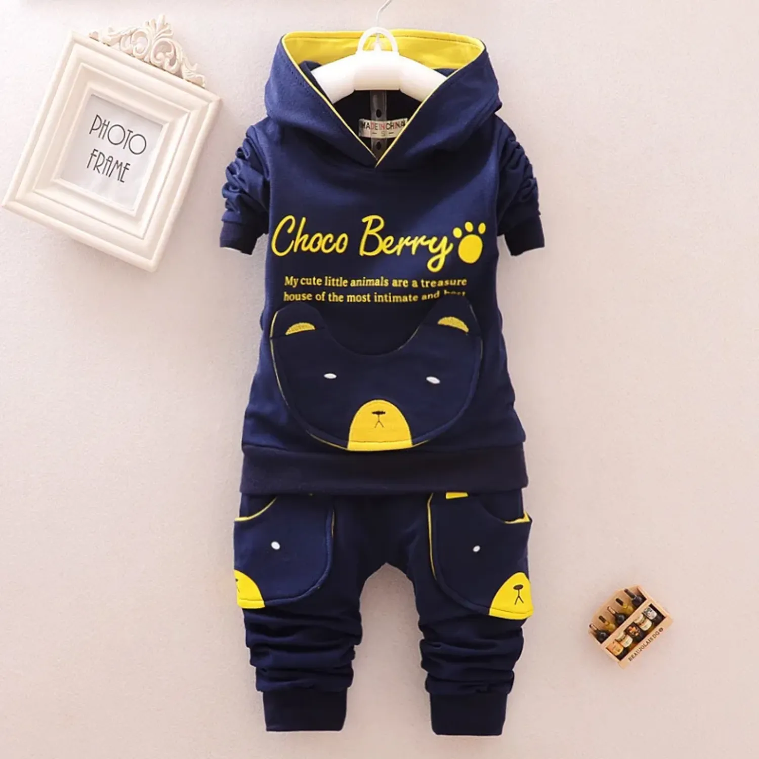 Choco Berry Hooded Track Suit