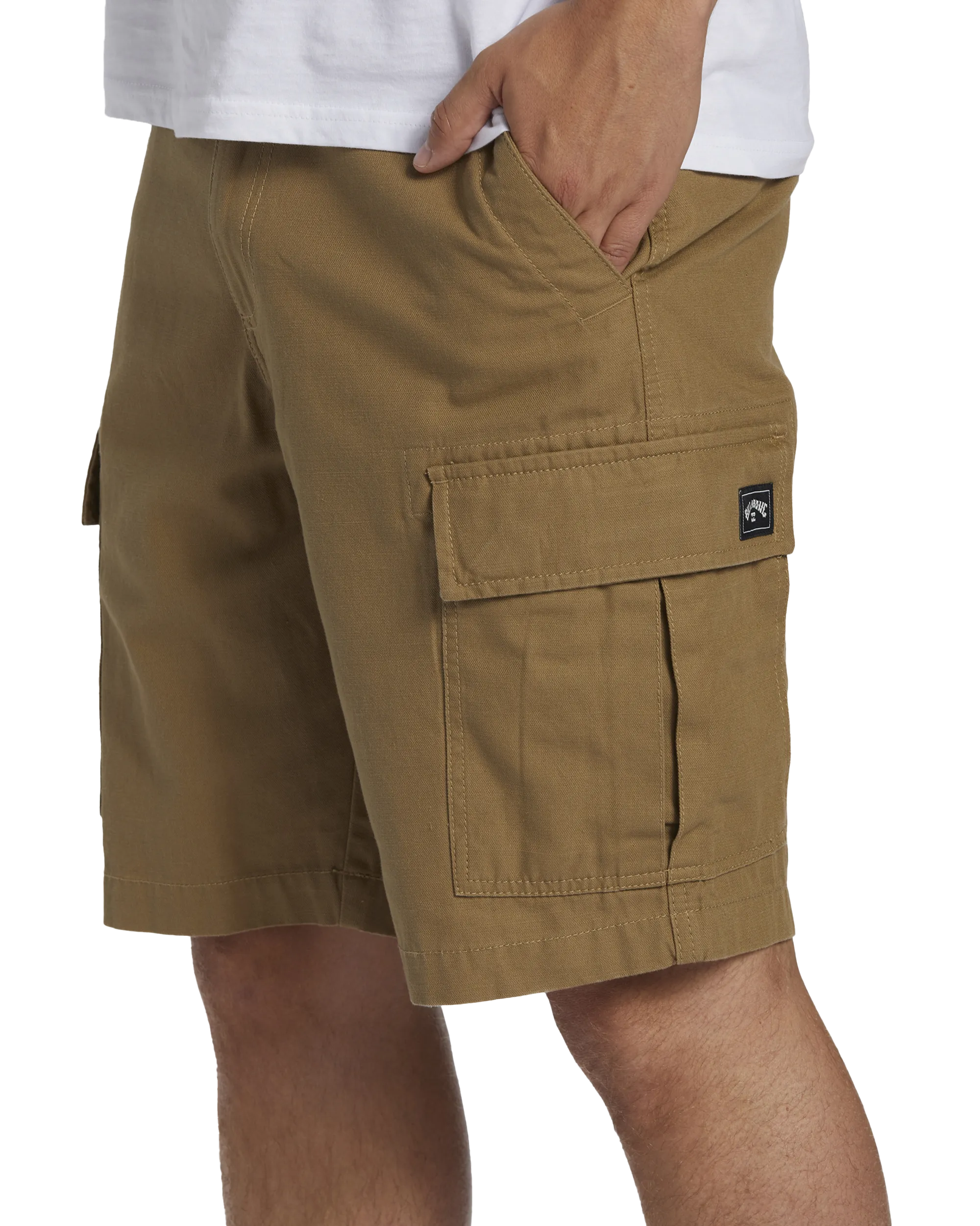 Combat Cargo Shorts in Light Khaki