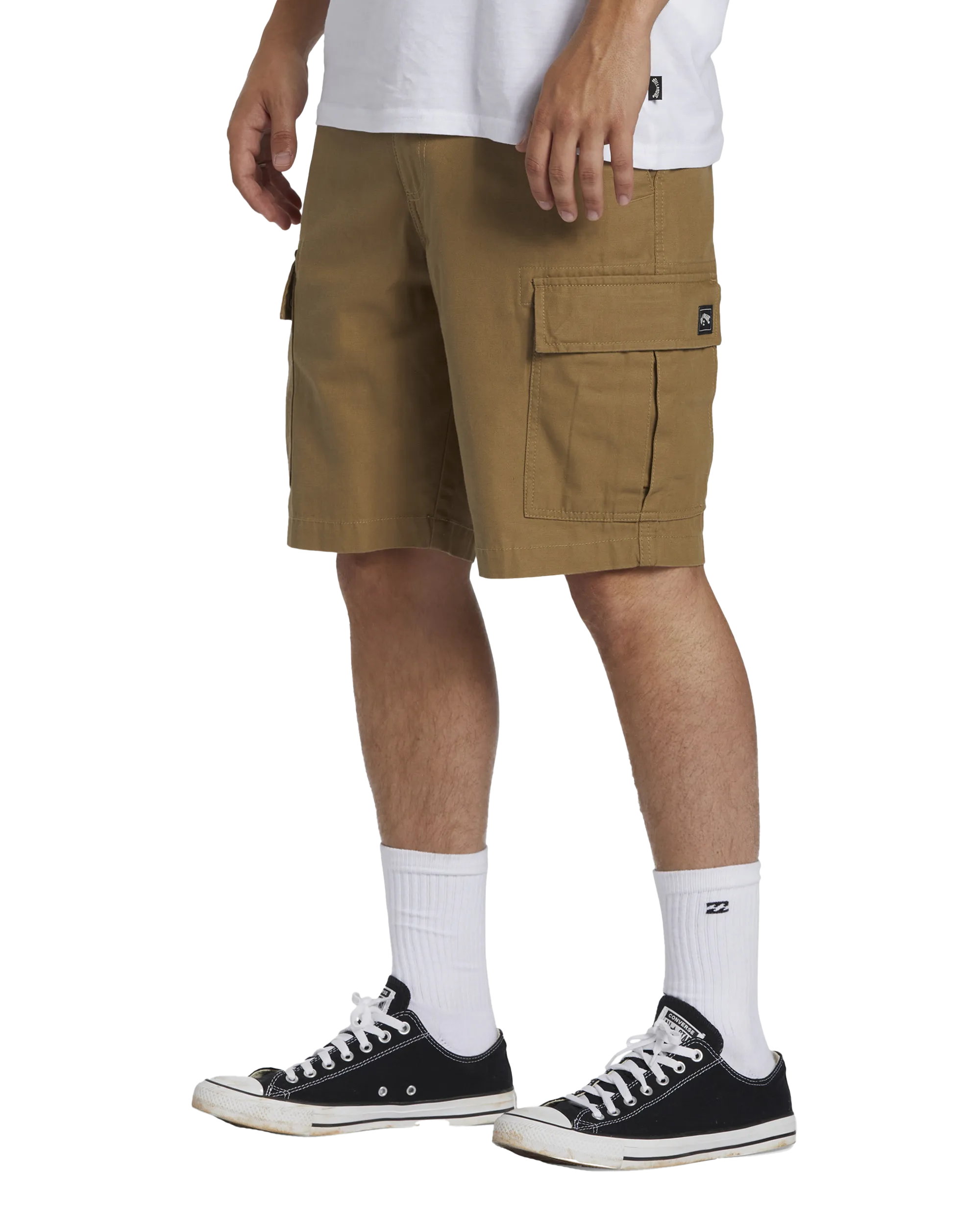 Combat Cargo Shorts in Light Khaki