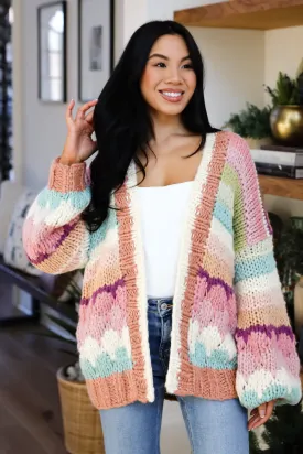 Cozy Coolness Multi Sweater Cardigan