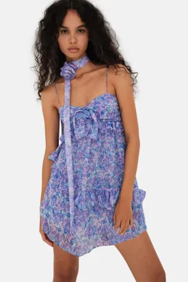 Debbie Mini Stylish Dress Purple