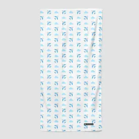 Emoji Cloud Plane - Beach Towel