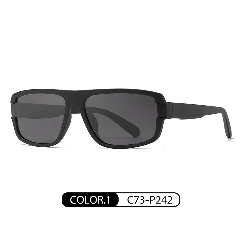 Fashion polarized sunglasses for men, colorful trendy brand sunglasses TR7536 driver's driving anti-glare sunglasses