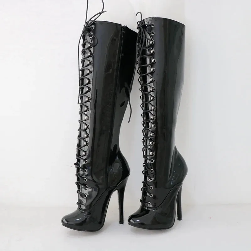 Funki Buys | Boots | Women's Retro Burlesque Stiletto Boots