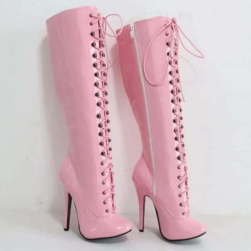 Funki Buys | Boots | Women's Retro Burlesque Stiletto Boots