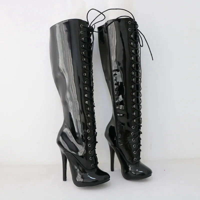 Funki Buys | Boots | Women's Retro Burlesque Stiletto Boots