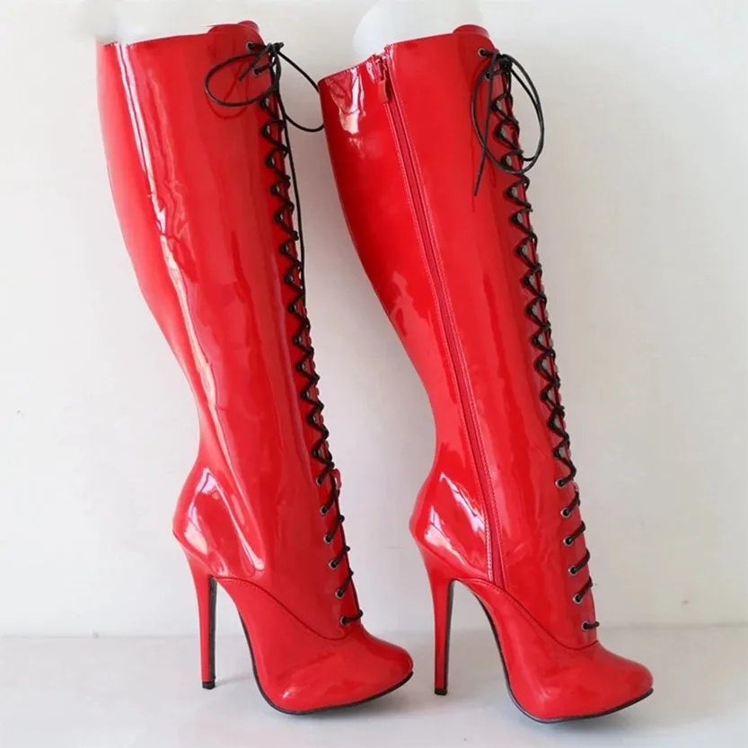 Funki Buys | Boots | Women's Retro Burlesque Stiletto Boots