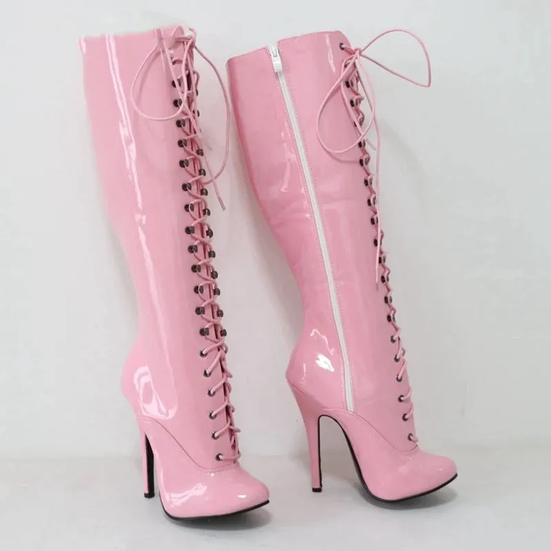 Funki Buys | Boots | Women's Retro Burlesque Stiletto Boots