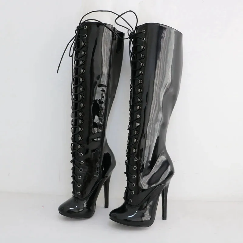 Funki Buys | Boots | Women's Retro Burlesque Stiletto Boots