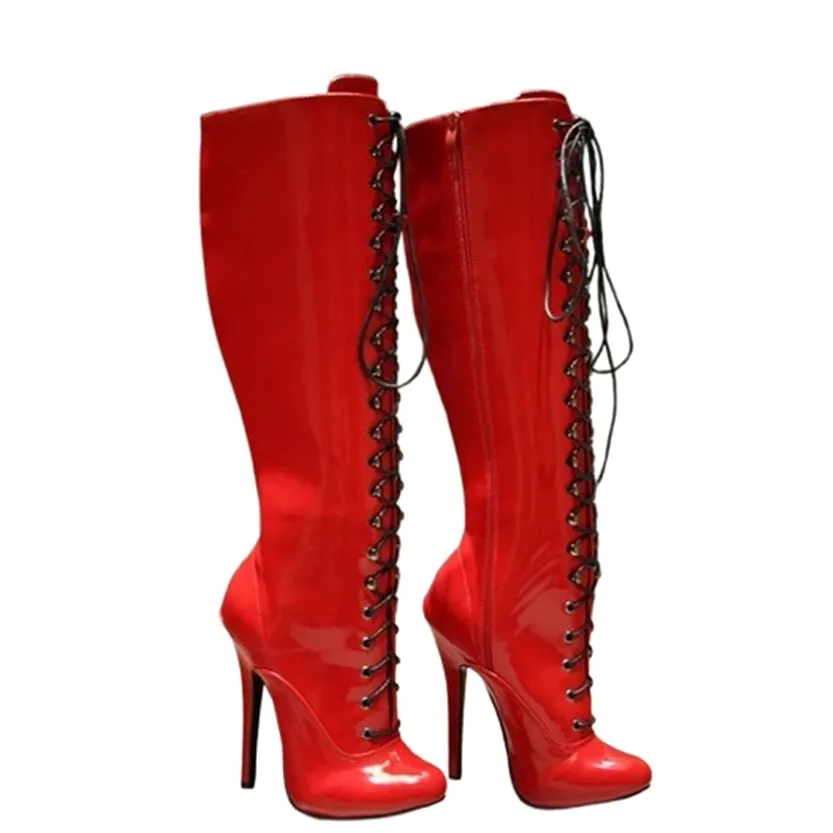 Funki Buys | Boots | Women's Retro Burlesque Stiletto Boots