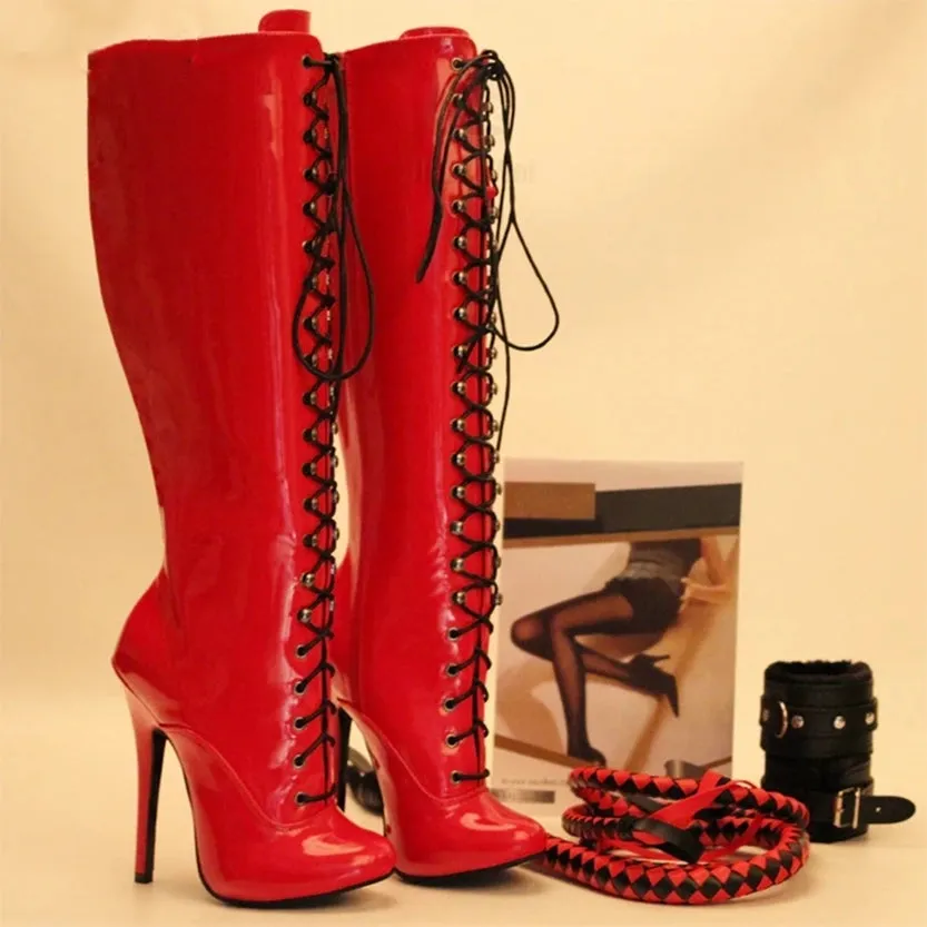 Funki Buys | Boots | Women's Retro Burlesque Stiletto Boots