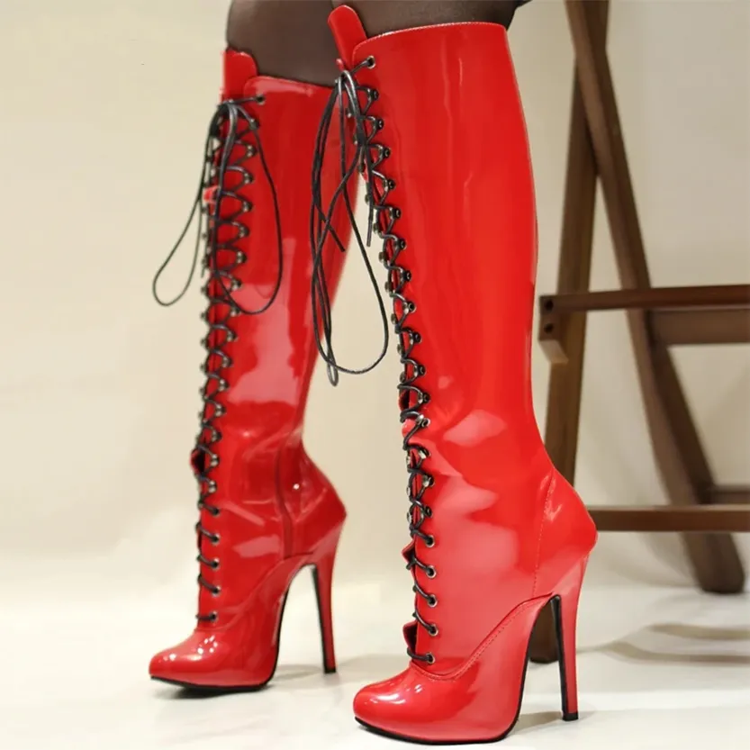 Funki Buys | Boots | Women's Retro Burlesque Stiletto Boots