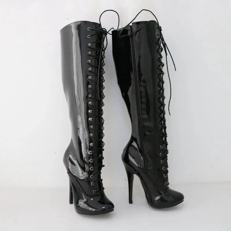 Funki Buys | Boots | Women's Retro Burlesque Stiletto Boots