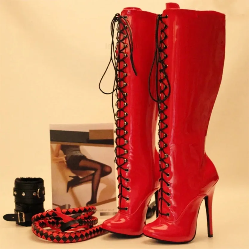 Funki Buys | Boots | Women's Retro Burlesque Stiletto Boots