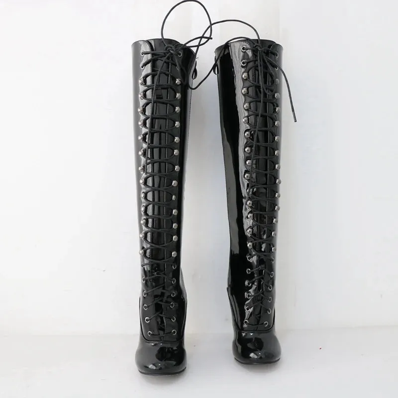 Funki Buys | Boots | Women's Retro Burlesque Stiletto Boots