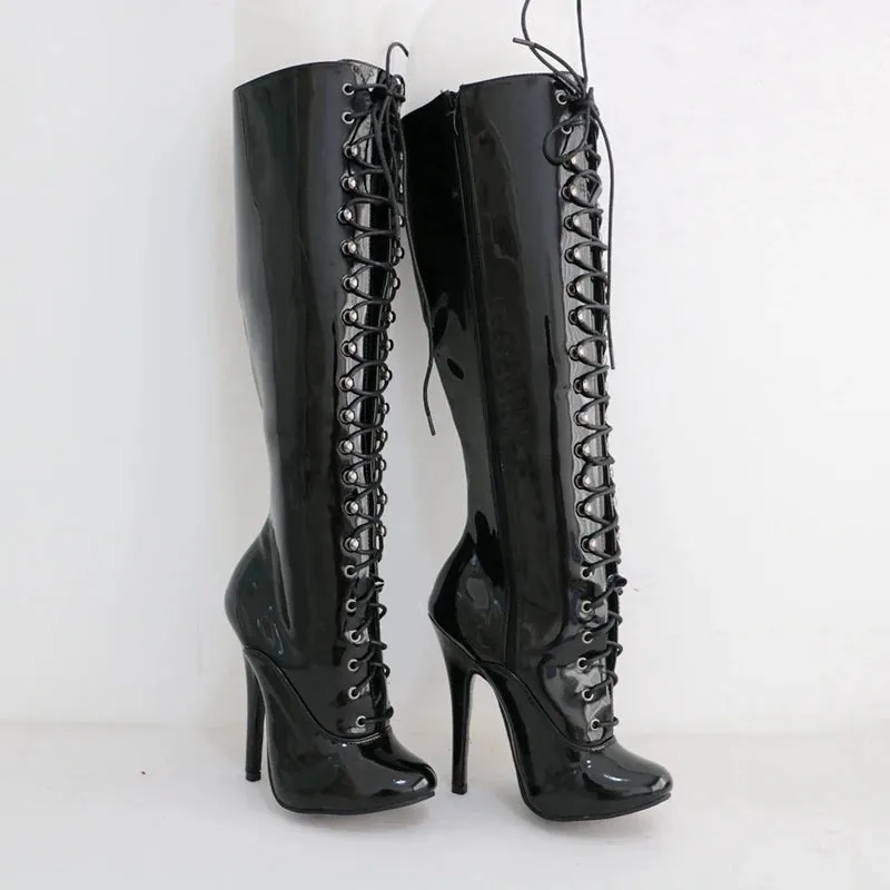 Funki Buys | Boots | Women's Retro Burlesque Stiletto Boots