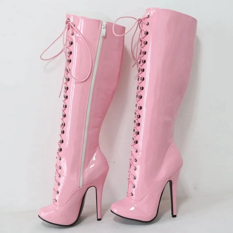 Funki Buys | Boots | Women's Retro Burlesque Stiletto Boots