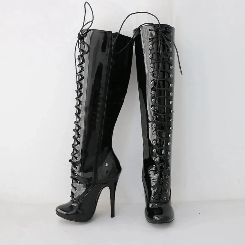 Funki Buys | Boots | Women's Retro Burlesque Stiletto Boots