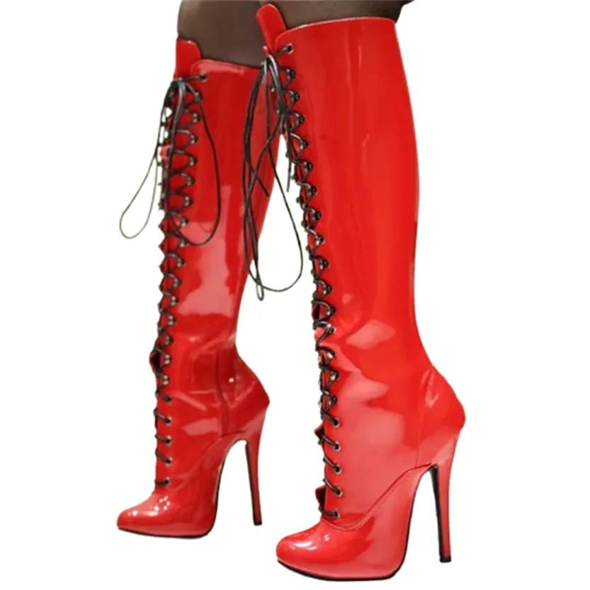 Funki Buys | Boots | Women's Retro Burlesque Stiletto Boots