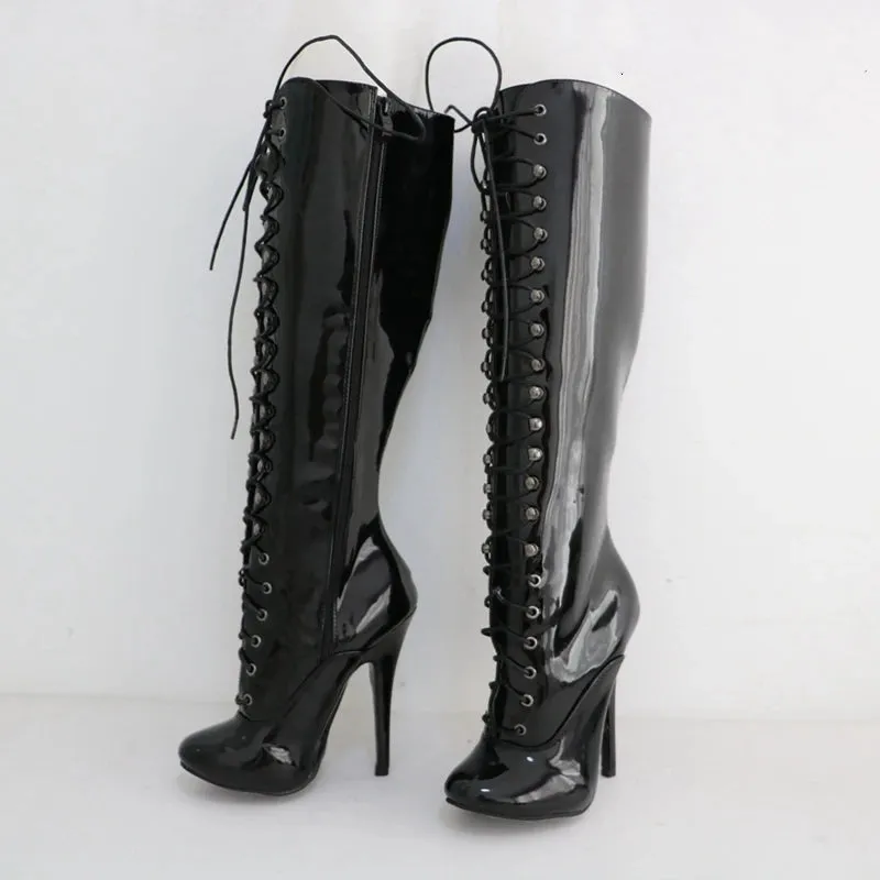 Funki Buys | Boots | Women's Retro Burlesque Stiletto Boots