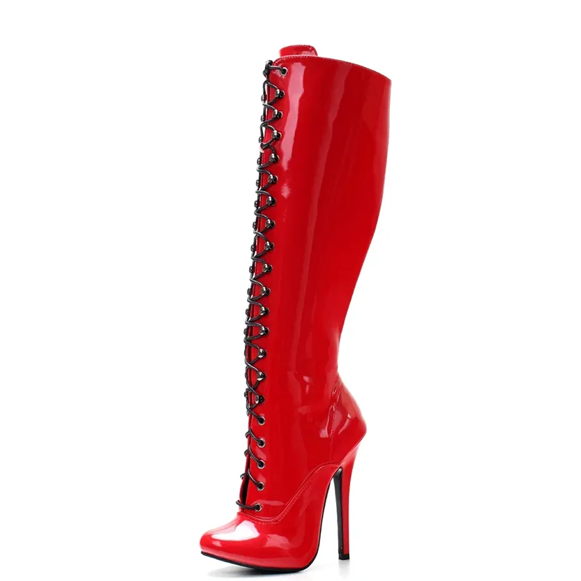 Funki Buys | Boots | Women's Retro Burlesque Stiletto Boots