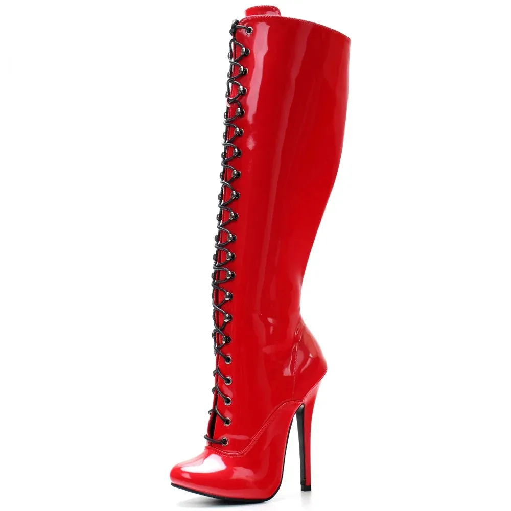 Funki Buys | Boots | Women's Shiny Burlesque High Heel Boots