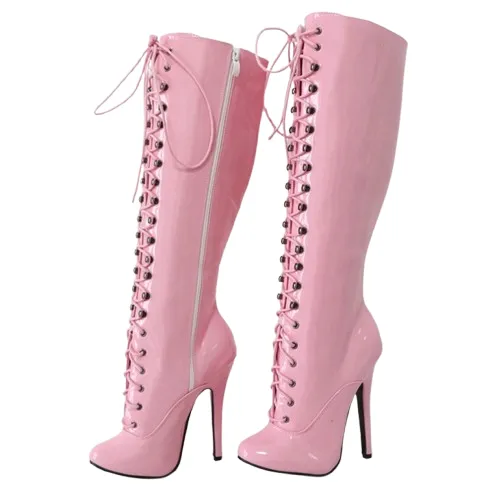 Funki Buys | Boots | Women's Shiny Burlesque High Heel Boots