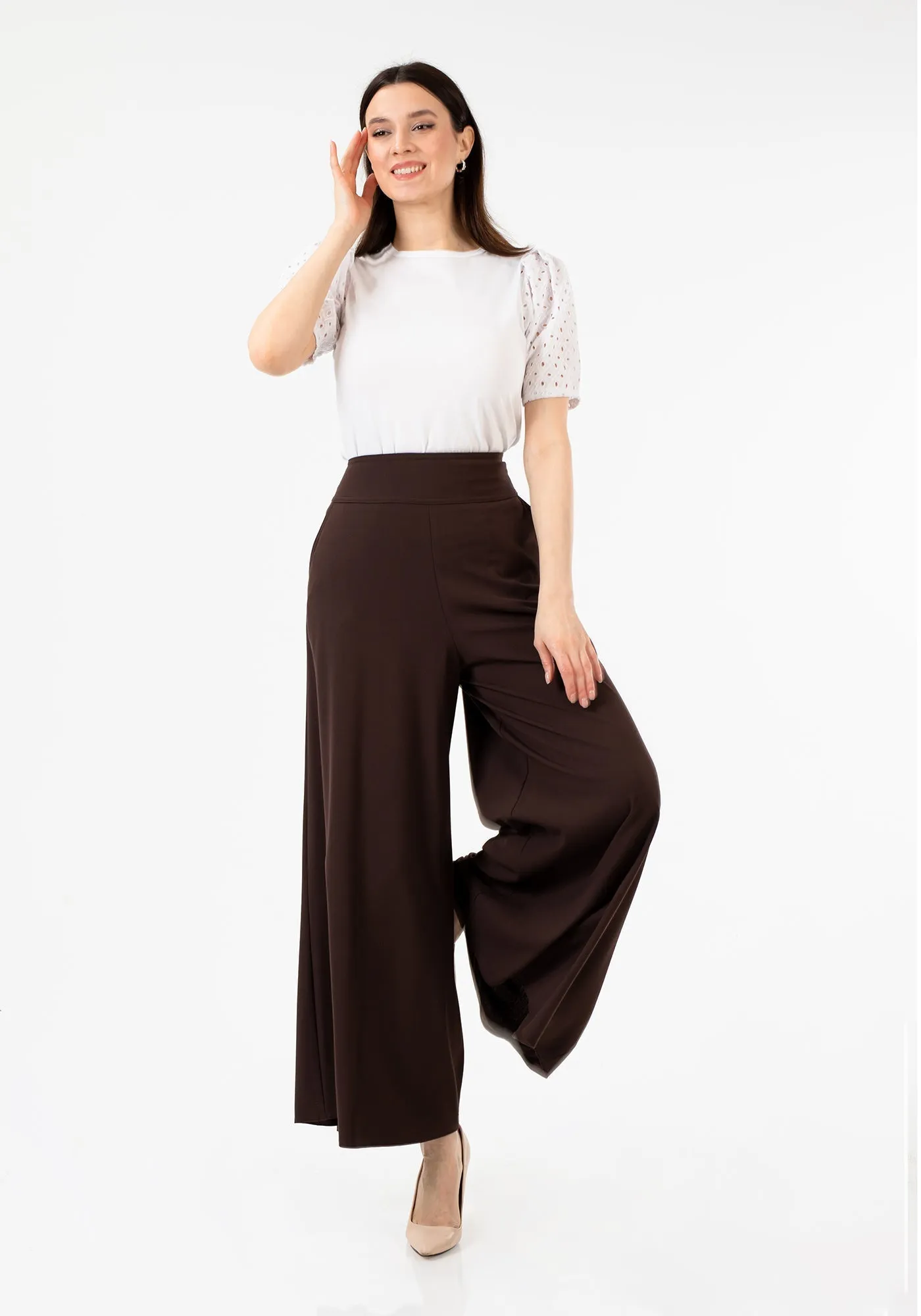 G-Line High Waisted Palazzo Pants