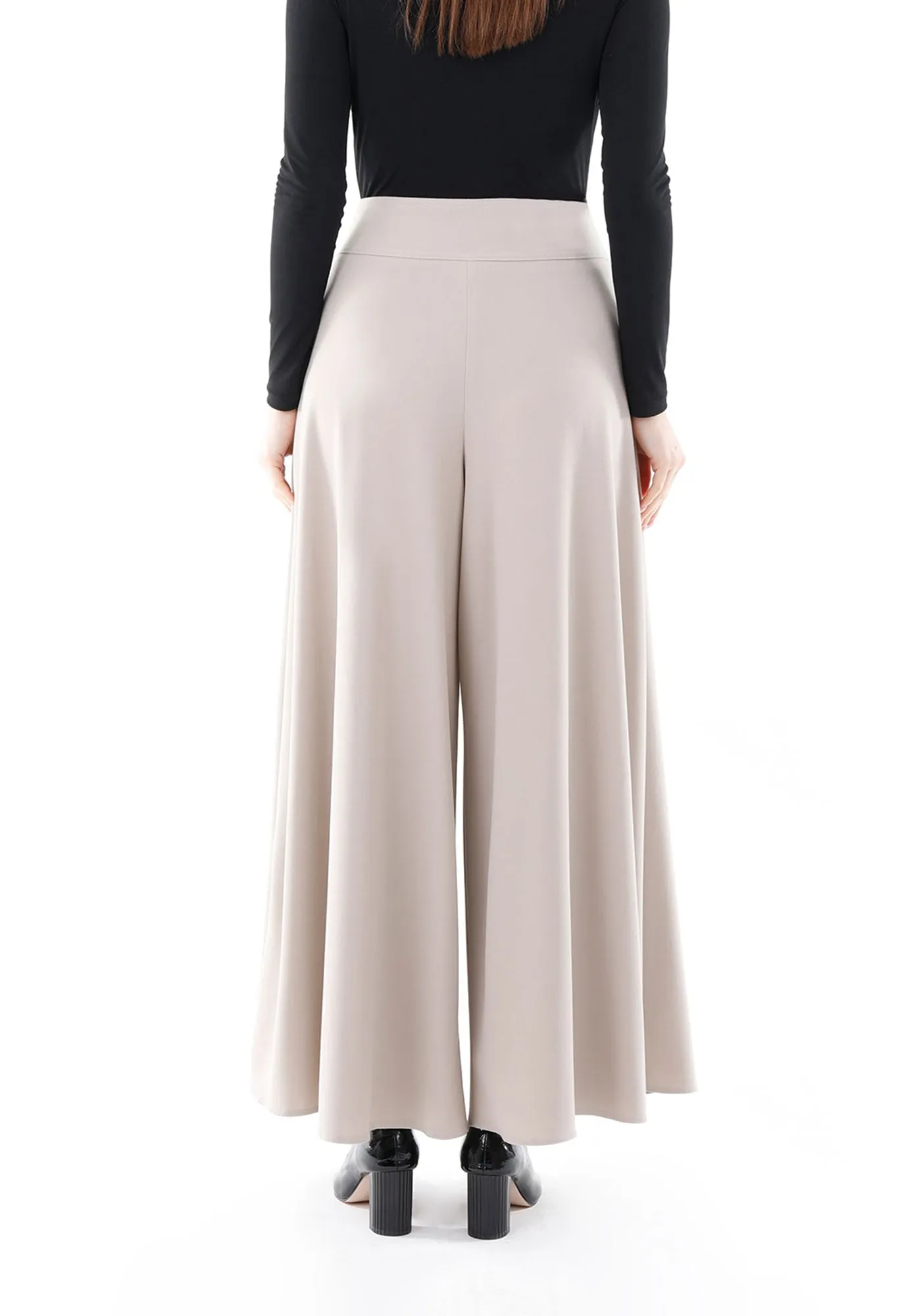 G-Line High Waisted Stone Palazzo Pants