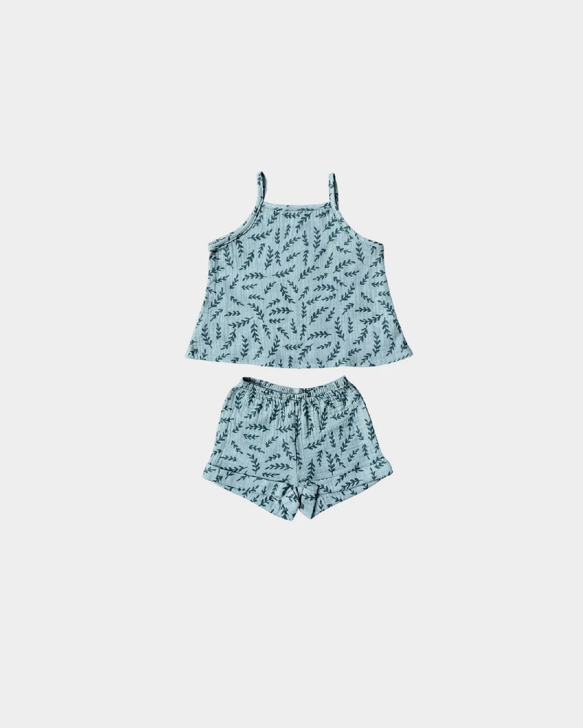 Girl's Gauze Tank & Short Set