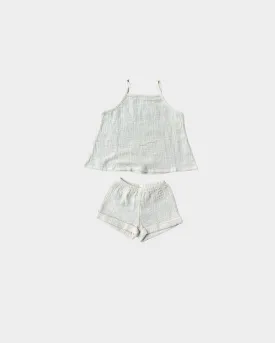 Girl's Gauze Tank & Short Set