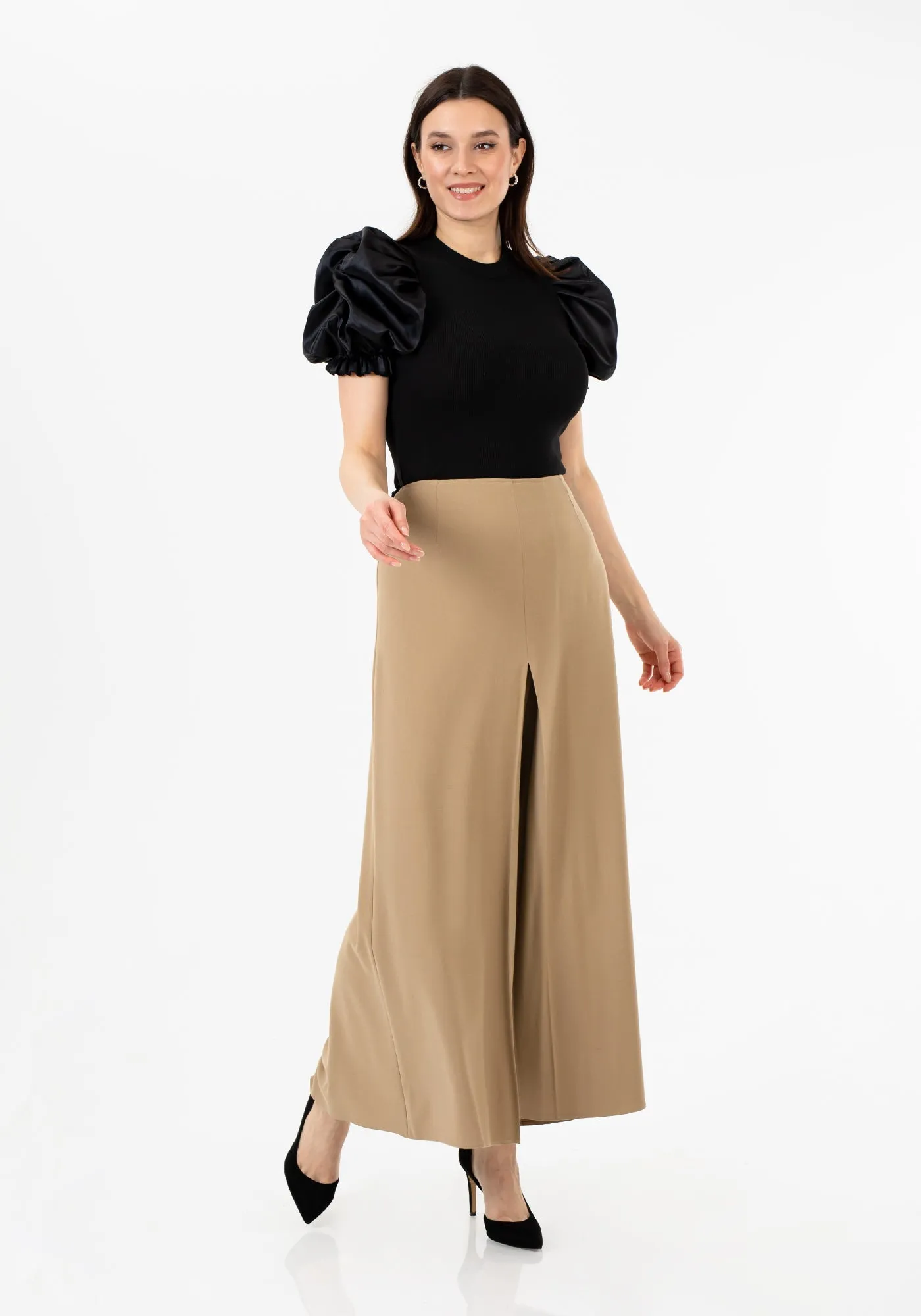 High Waisted Palazzo Pants