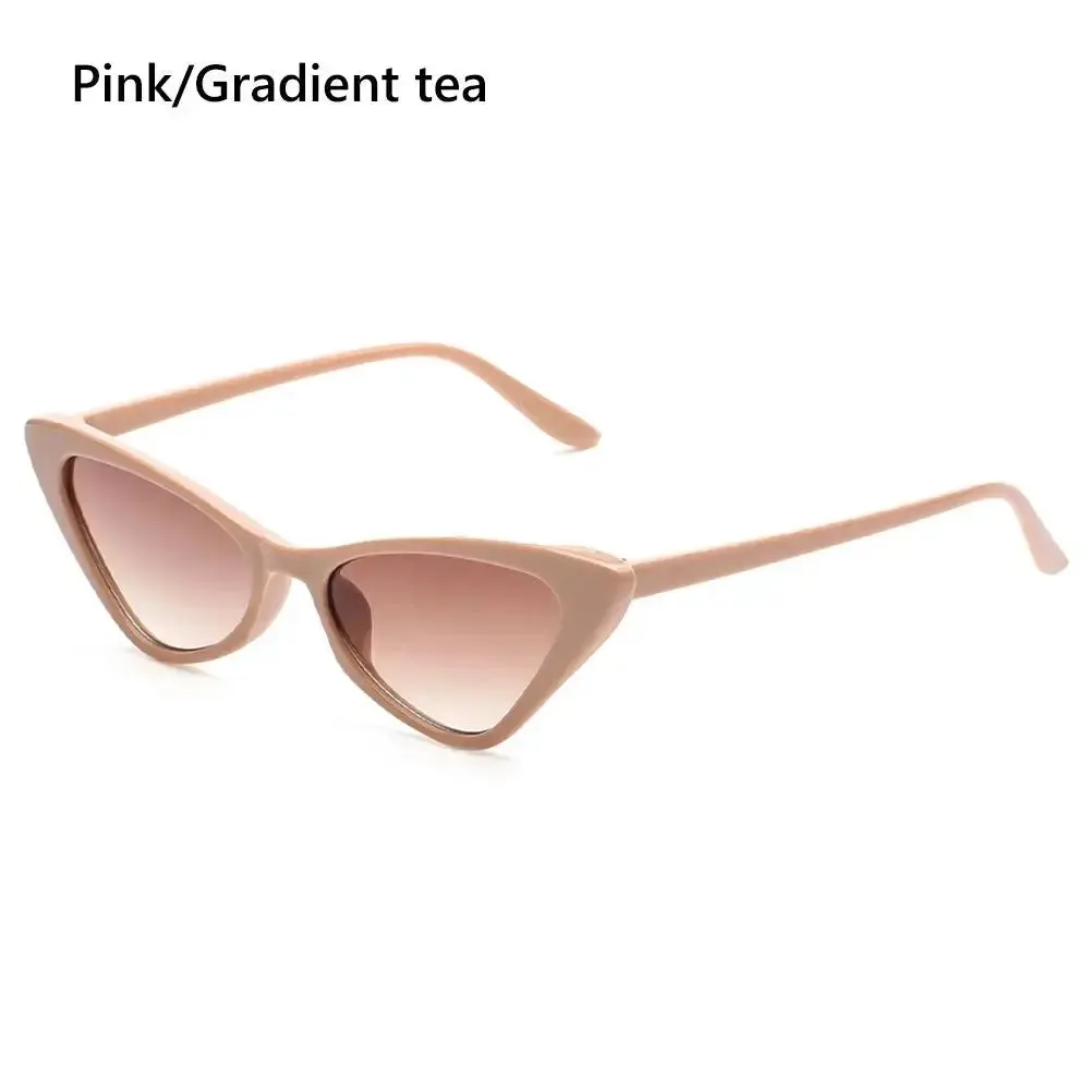 Hot Sale UV400 Sunglasses for Women Cat Eye Retro Sunglasses Trendy Vintage Small Frame Eyewear Fashion Streetwear Accessories