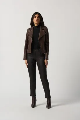 Joseph Ribkoff Suede Moto Jacket