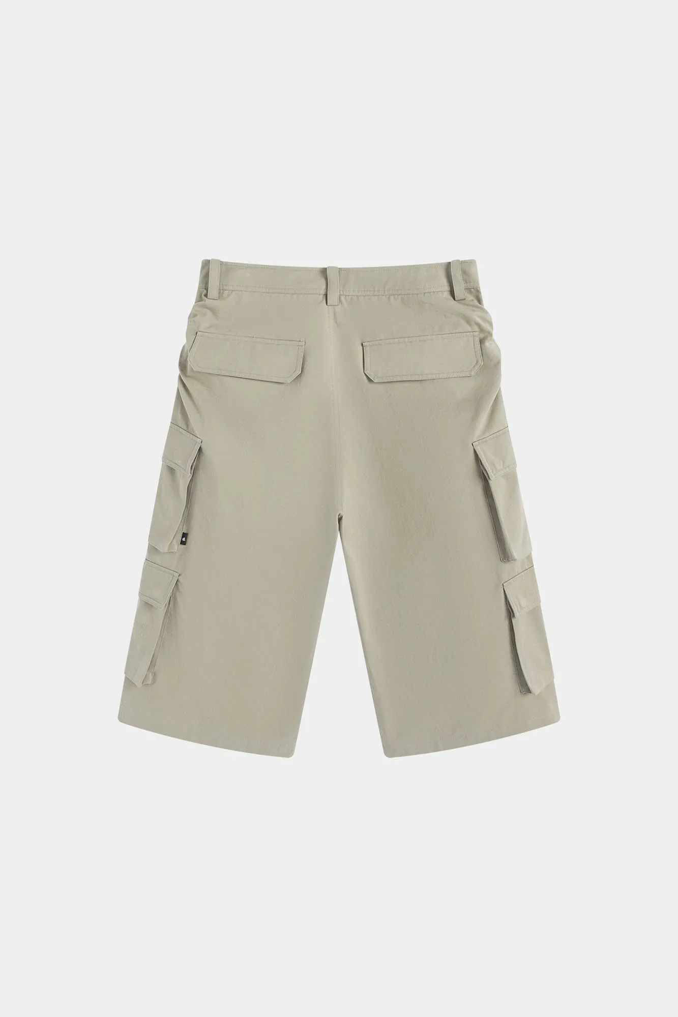 Khaki Multi-Pocket Cargo Culottes