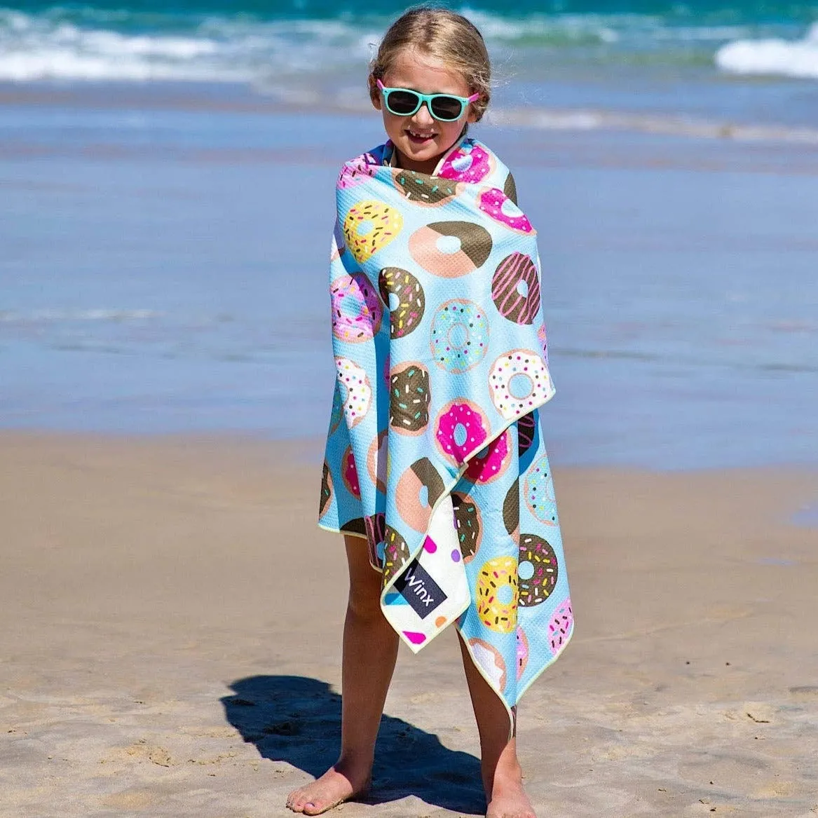 Kids Swim & Beach Towel | Delicious Donuts