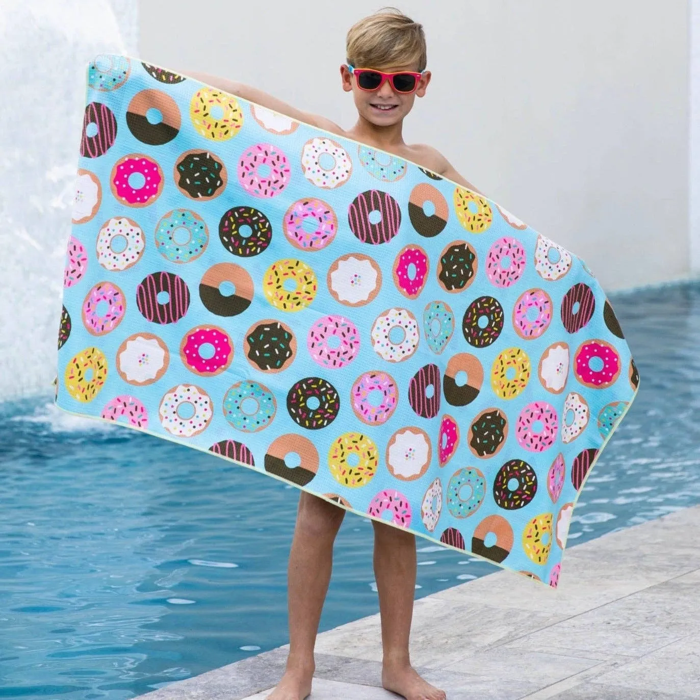 Kids Swim & Beach Towel | Delicious Donuts