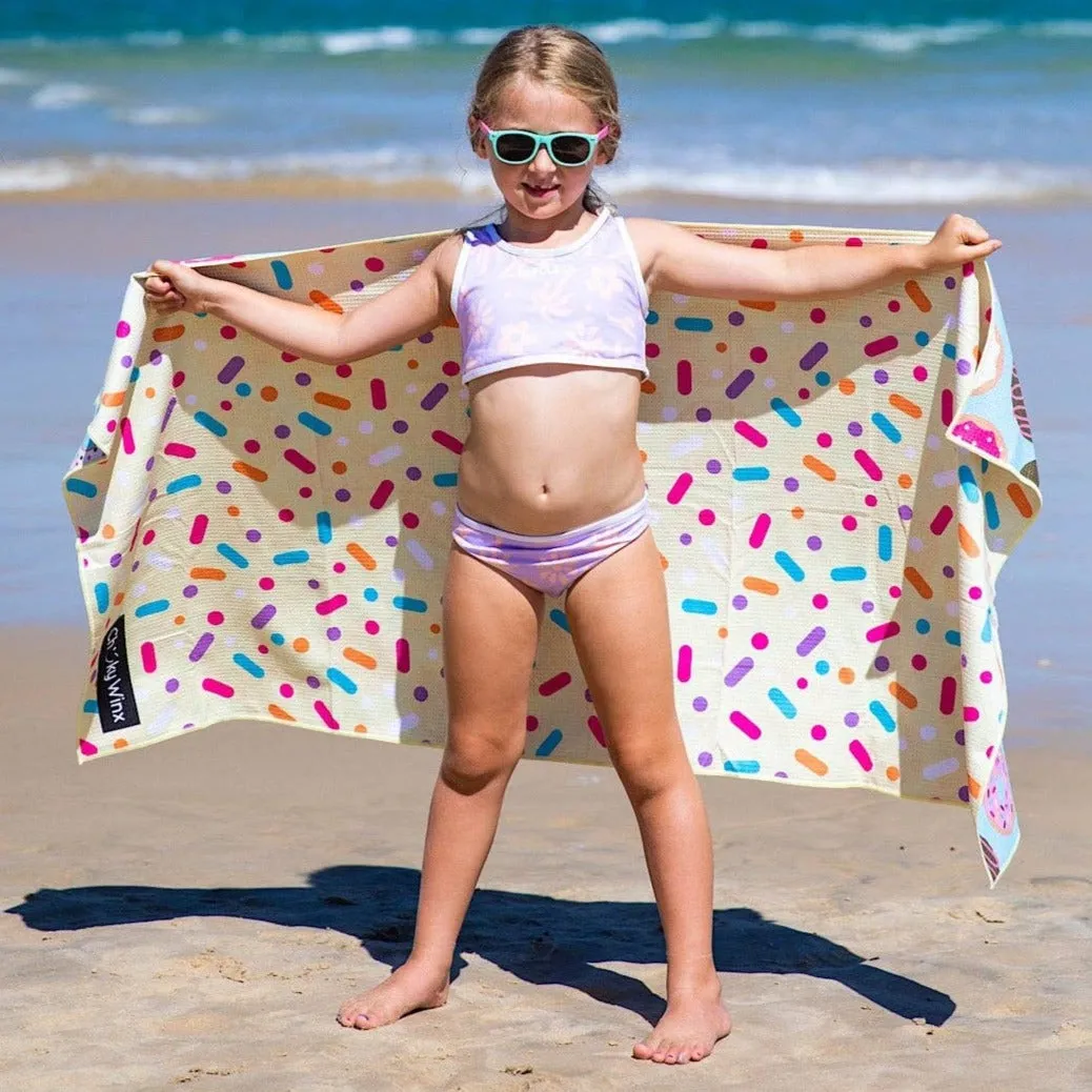 Kids Swim & Beach Towel | Delicious Donuts