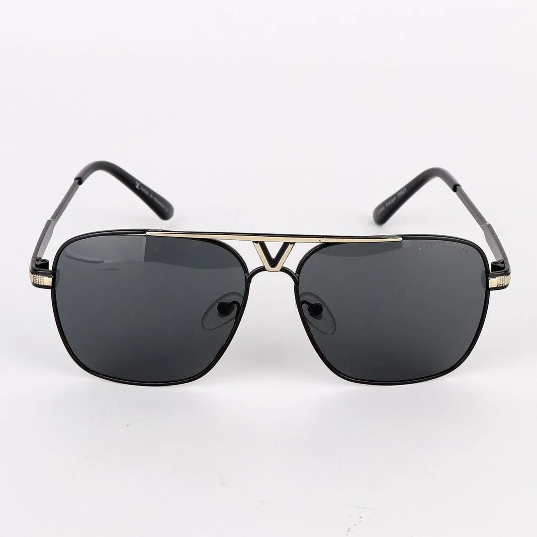 Louis Vuitton Space Mission Crested Black Sunglasses