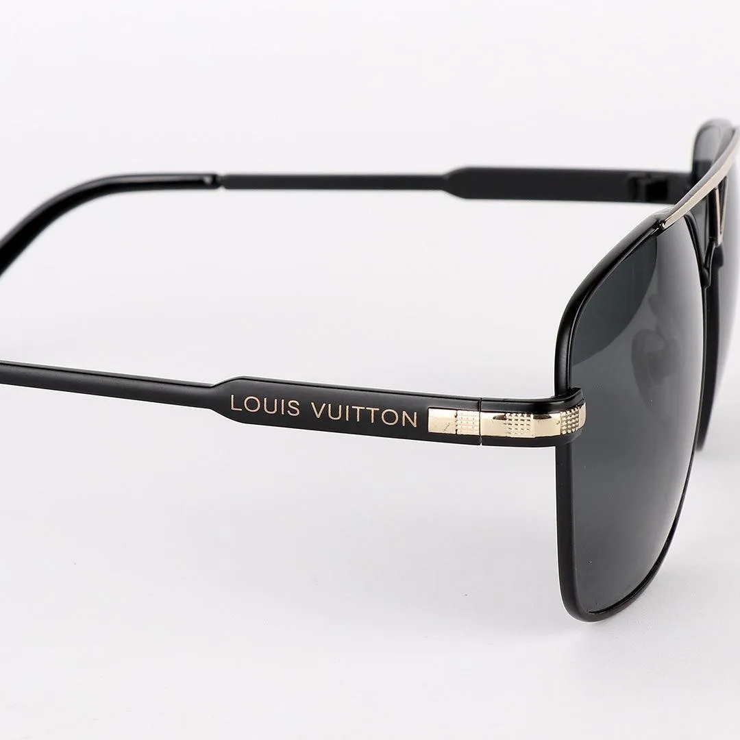 Louis Vuitton Space Mission Crested Black Sunglasses