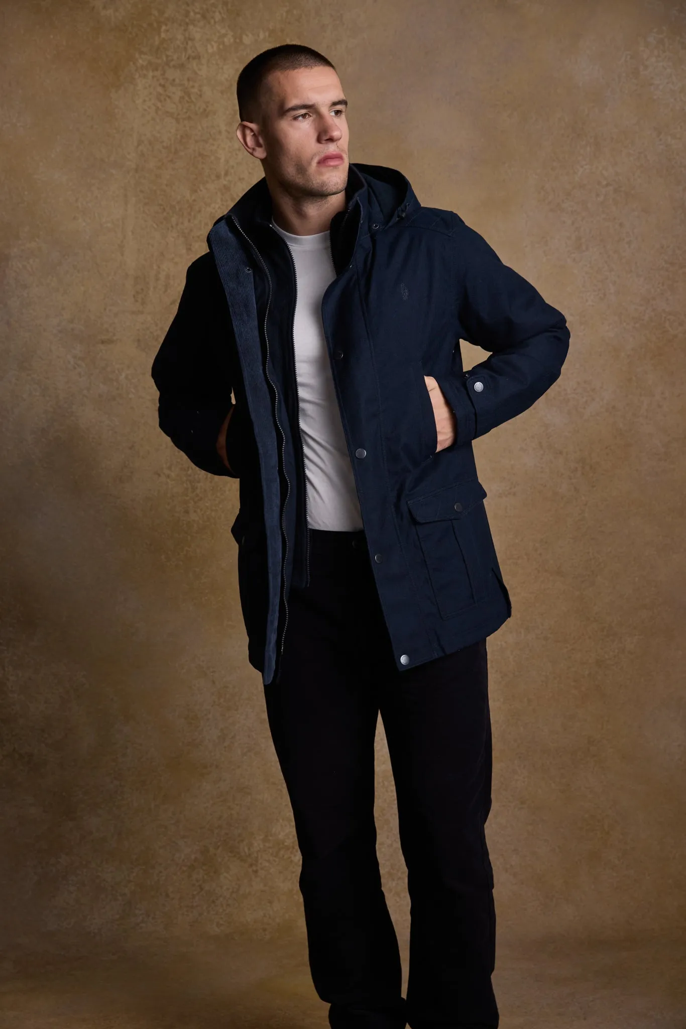 Michael Waterproof Jacket - Navy